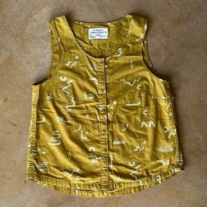 REI Abstract Shape Button Tank